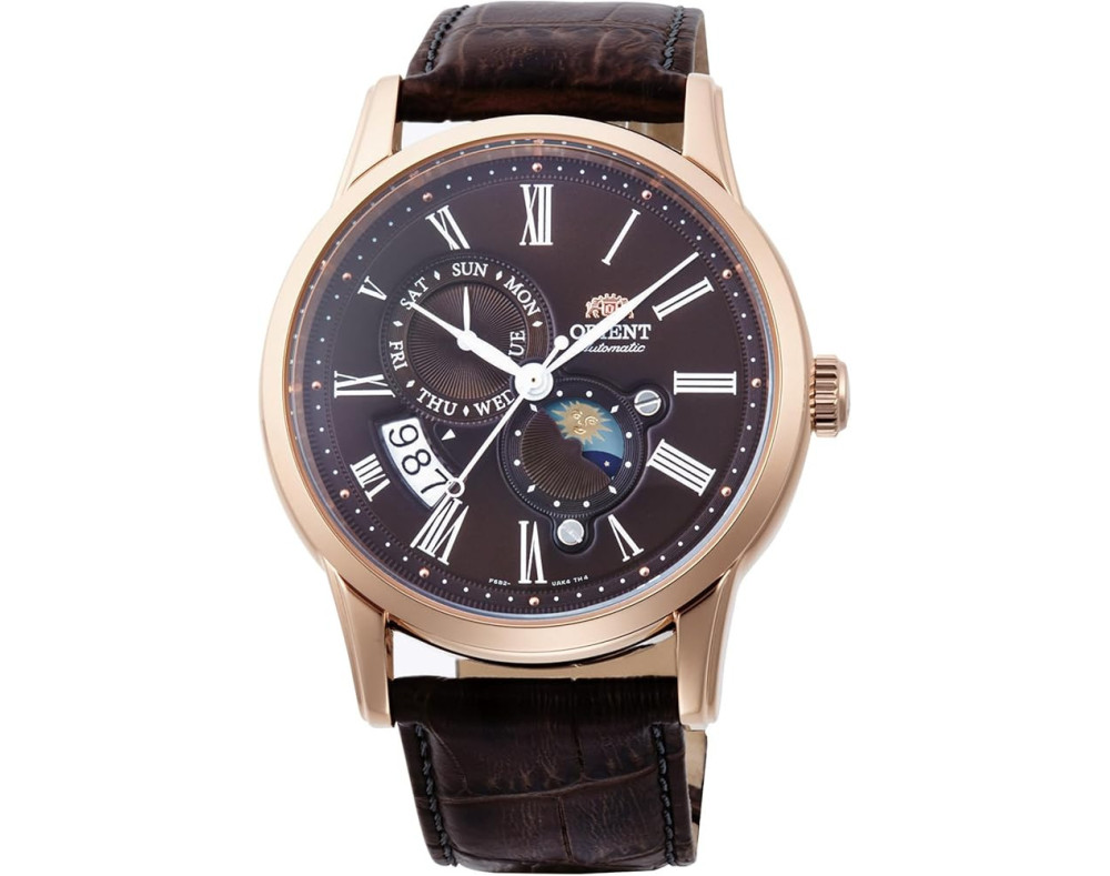 Orient Sun & Moon RA-AK0009T30B Mechanisch Herren-Armbanduhr