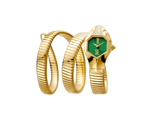 Just Cavalli Signature Snake JC1L022M0065 Quarzwerk Damen-Armbanduhr