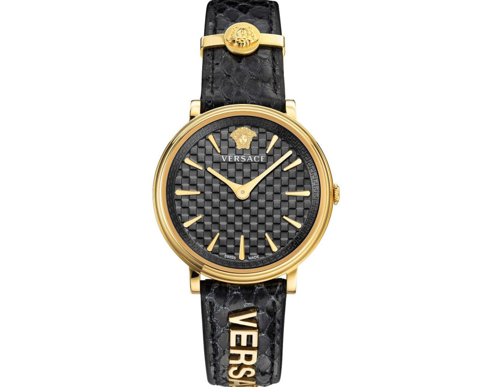 Versace V-Circle VE8101019 Quarzwerk Damen-Armbanduhr Versace V-Circle VE8101019 Quarzwerk Damen-Armbanduhr