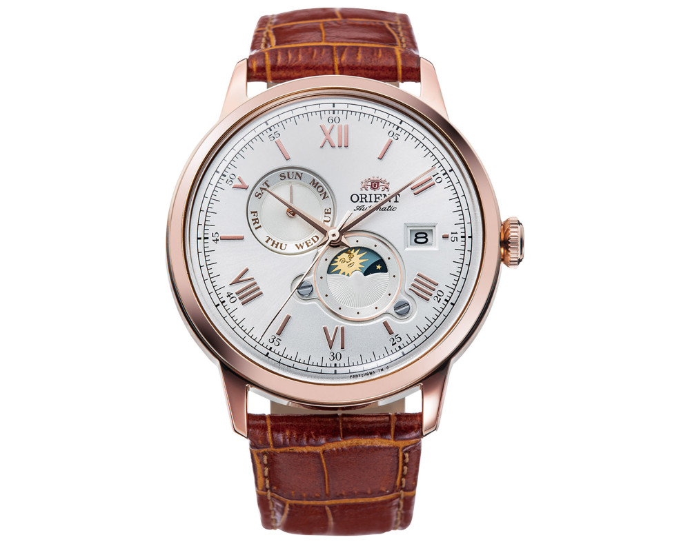 Orient Sun & Moon RA-AK0801S Mechanisch Herren-Armbanduhr