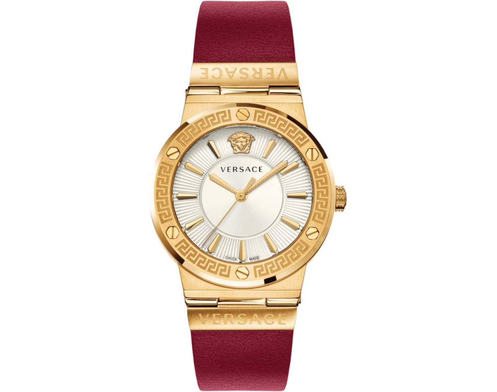 Versace Greca Logo VEVH00420 Quarzwerk Damen-Armbanduhr