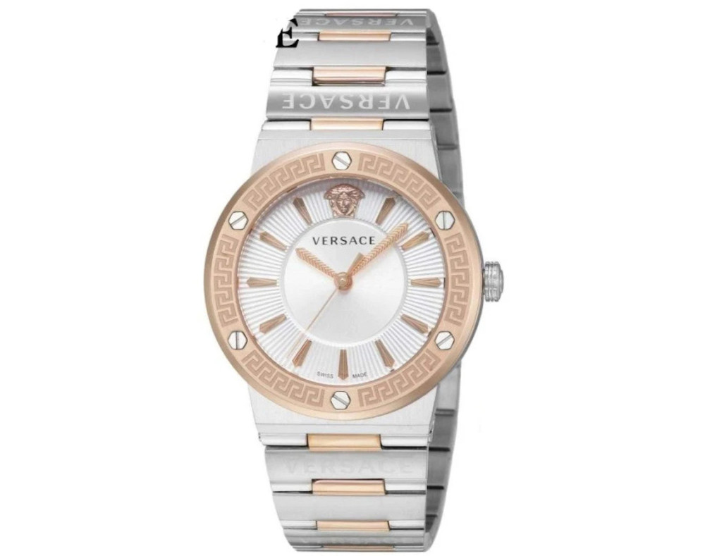 Versace Greca Logo VEVH01020 Quarzwerk Damen-Armbanduhr