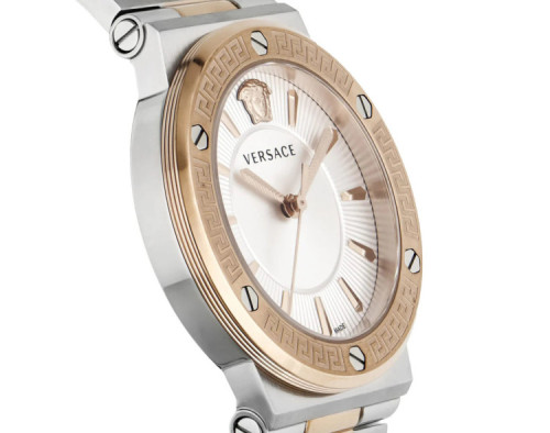 Versace Greca Logo VEVH01020 Quarzwerk Damen-Armbanduhr