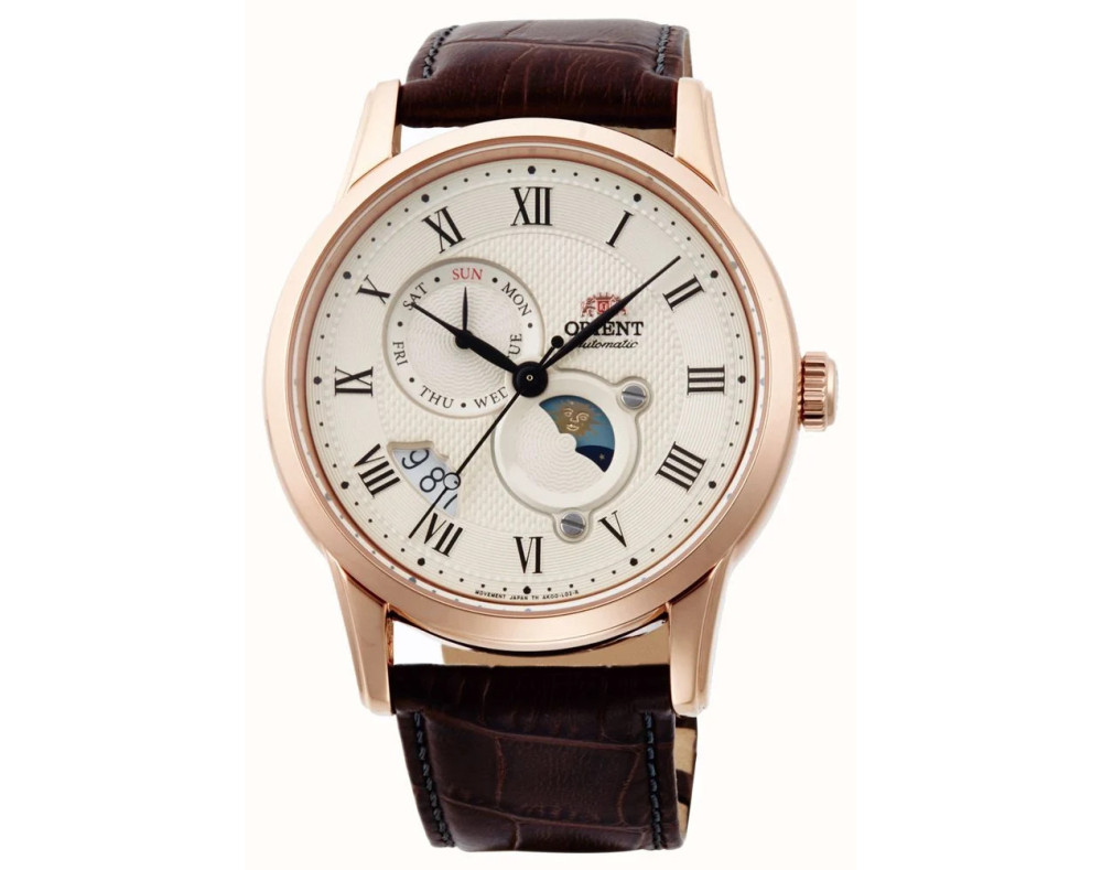 Orient Sun & Moon RA-AK0007S30B Orologio Uomo Meccanico