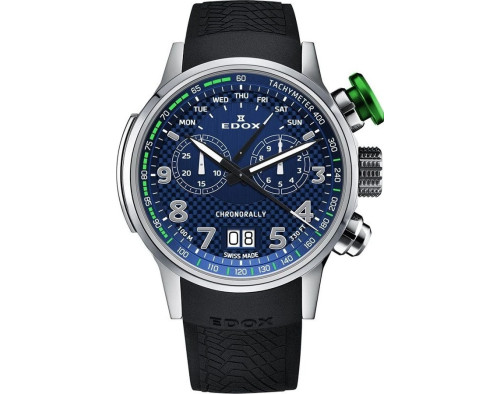 EDOX Chronorally Titanium 38001-TINV-BUV3