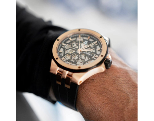 EDOX Delfin Mecano Skeleton 85303-357RN-NRN