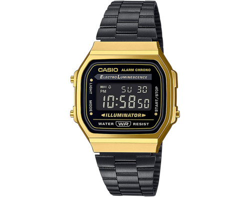 Casio Retro Vintage A168WEGB-1BEF Unisex Quartz Watch