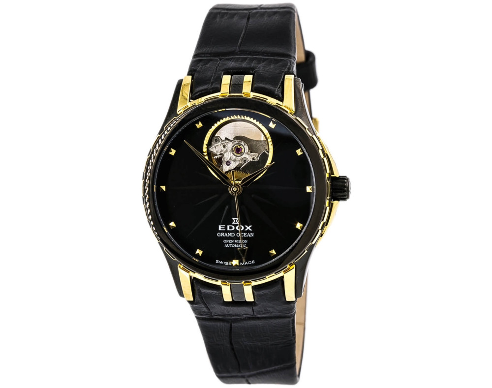 EDOX Grand Ocean Open Heart 85012-357JN-NID Womens Mechanical Watch EDOX Grand Ocean Open Heart 85012-357JN-NID Womens Mechanical Watch