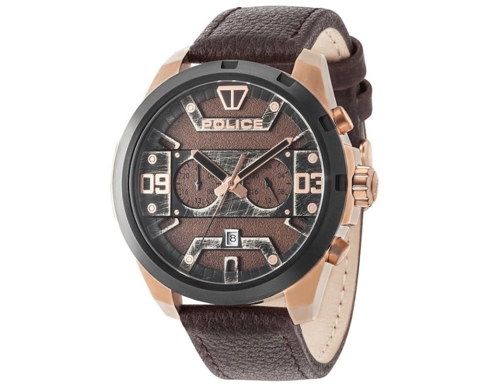 Police Dash PL.15365JSRB/12 Herrenuhr Dualtimer Police Dash PL.15365JSRB/12 Herrenuhr Dualtimer