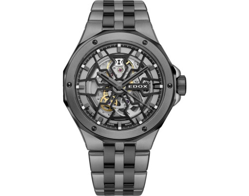 EDOX Delfin Mecano Skeleton 85303-357GNM-NGN