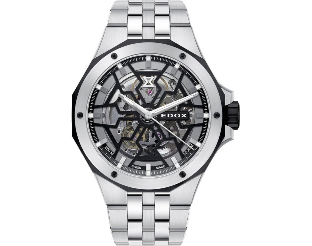 EDOX Delfin Mecano Skeleton 85303-3NM-NBG EDOX Delfin Mecano Skeleton 85303-3NM-NBG
