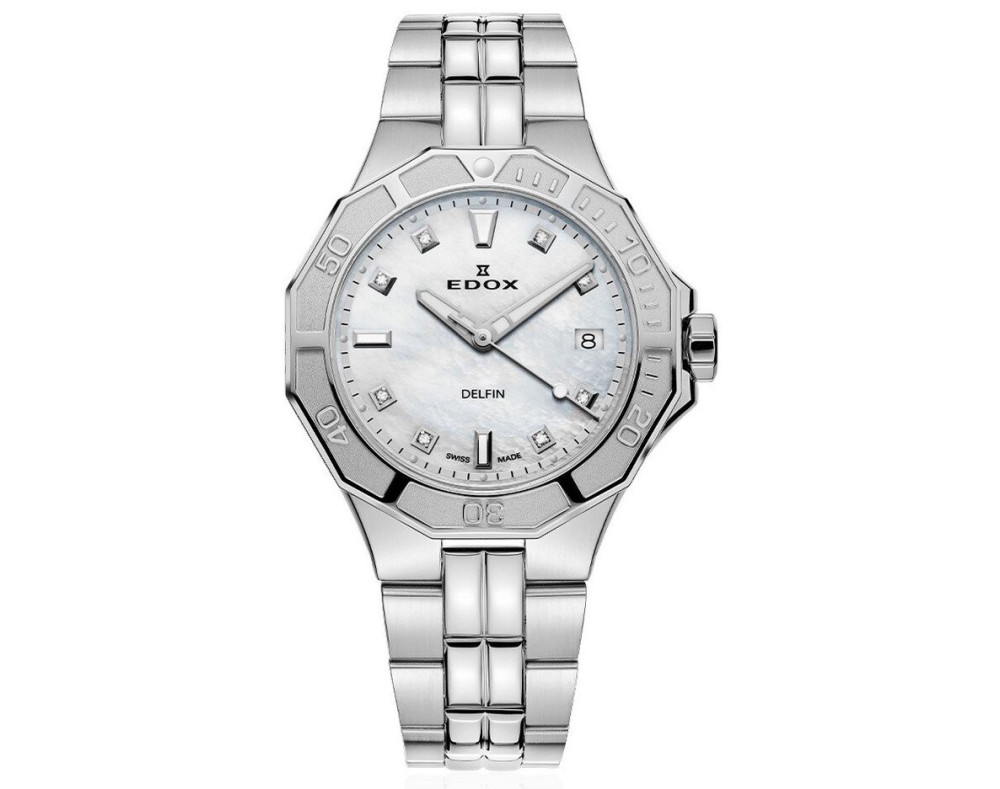 EDOX Delfin The Original Diver Lady Diamonds 53020-3M-NADN EDOX Delfin The Original Diver Lady Diamonds 53020-3M-NADN