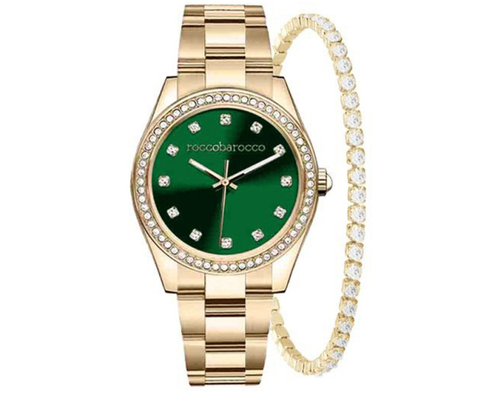 Roccobarocco RB.2579-08M Damenuhr und Armband Set