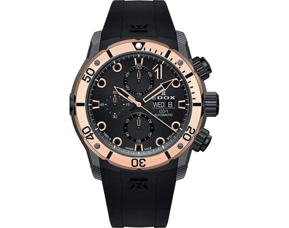 EDOX CO-1 Carbon Chrono Automatic 01125-CLN5N-NIR