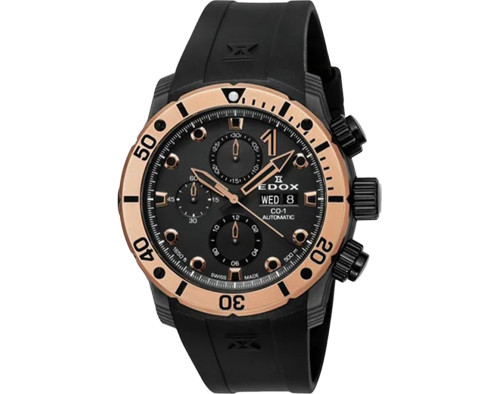 EDOX CO-1 Carbon Chrono Automatic 01125-CLN5N-NIR