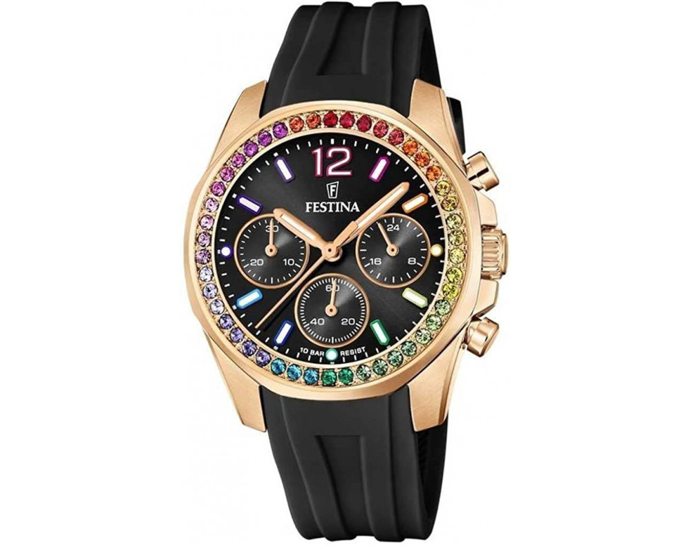 Festina Boyfriend Rainbow F20611/3 Womens Quartz Watch Festina Boyfriend Rainbow F20611/3 Womens Quartz Watch