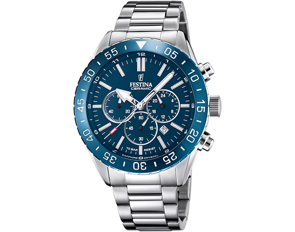 Festina Ceramic F20575/2 Quarzwerk Herren-Armbanduhr
