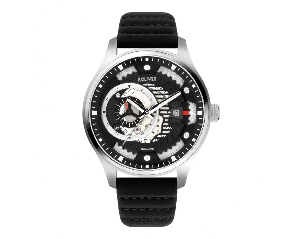 s.Oliver SO-3941-LA Montre Mécanique Homme
