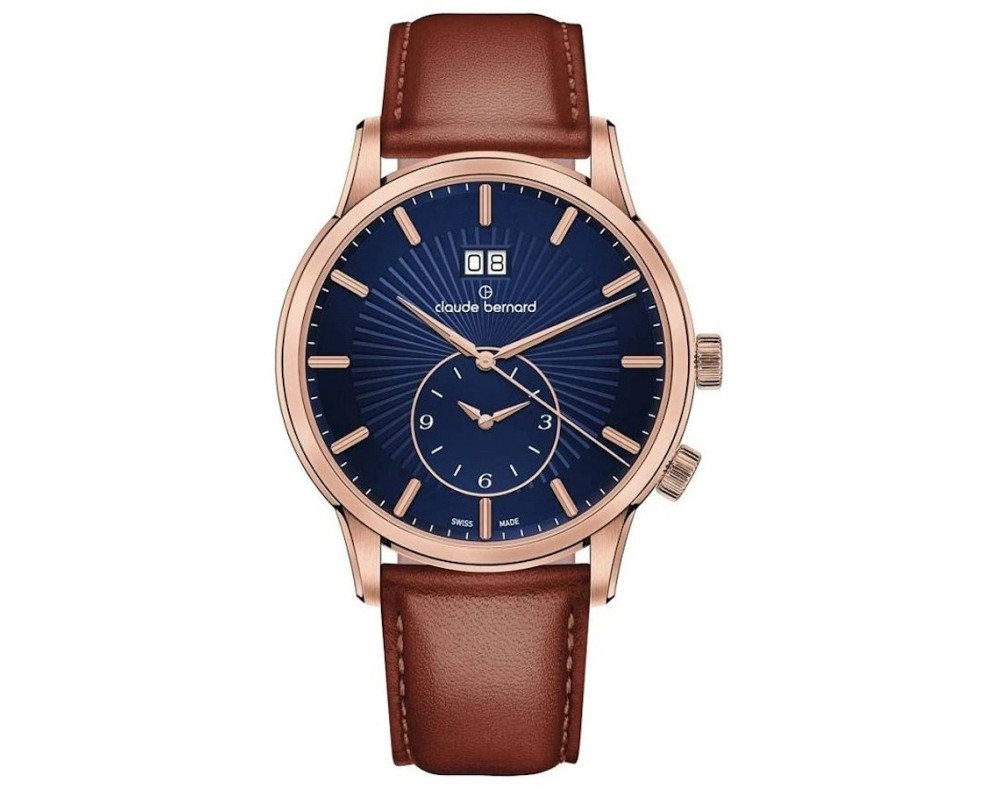Claude Bernard Classic 62007-37R-BUIR Quarzwerk Herren-Armbanduhr